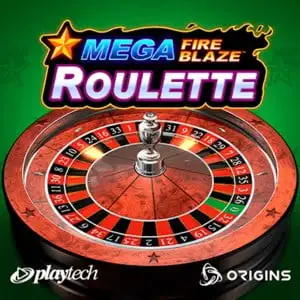 Mega Fire Blaze Roulette Live casino spel met live dealer